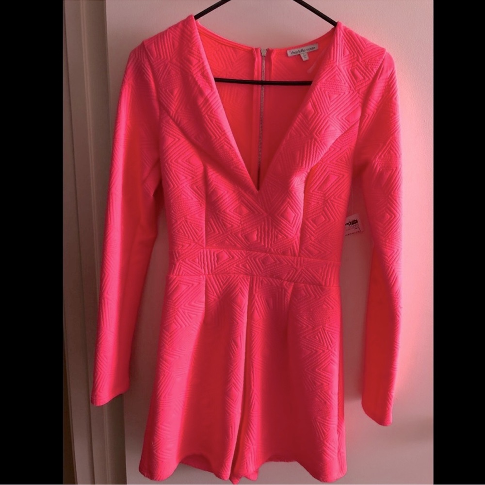 Hot Pink Charlotte Russe Romper